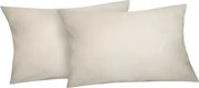 Obliečka na vankúš  (2 ks) Satin 40x80 cm, krémový%