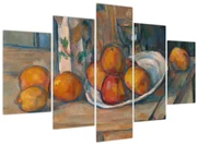 Obraz - Paul Cézanne, Still Life with Milk Jug and Fruit, reprodukcia (150x105 cm)