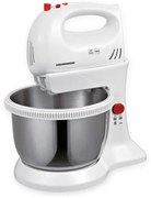 Heinner HMBR-300W - Ručný šľahač s otočnou miskou 300W/230V biely