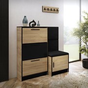 Skrinka na topánky Kpl Foli Craft + Čierna (ITAKA 15)