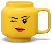 Žltý keramický detský hrnček 530 ml Head - LEGO®
