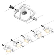 Paulmann 94432 - SADA 5xGU5,3/10W Bodové svietidlo MAC 230V biela