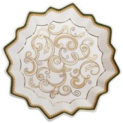 Biely porcelánový tanier ø 23.5 cm Vassoio - Brandani