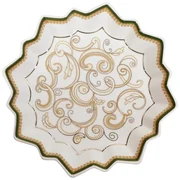 Biely porcelánový tanier ø 23.5 cm Vassoio - Brandani