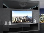 Obývacia stena 200 cm Belini čierny lesk Imperium6  IMP 6/5/W/B/0/0