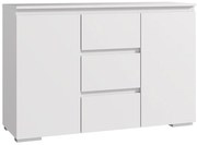 Komoda 120 cm, biela