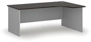 Kancelársky rohový pracovný stôl PRIMO GRAY, 1800 x 1200 mm, pravý, sivá/wenge