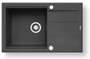 Pyramis 70083701 - Kuchynský drez SPARTA PLUS LUX 78x48 cm granit/čierny