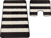 DY Kúpeľňová sada koberčekov s výrezom Said XL - čierna