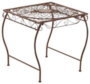 Kovový stôl GS3438892 - Hnedá antik