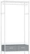 Otvorená šatníková skriňa LGR411W01
