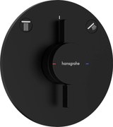 Hansgrohe DuoTurn S, batéria pod omietku pre 2 spotrebiče, čierna matná, HAN-75418670