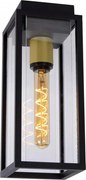 Lucide 27105/01/30- Vonkajšie nástenné svietidlo LAURENS 1xE27/15W/230V IP54 čierna
