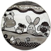 Koberec Frisee Soft Kids 1,2/1,2 FR6 A1007 béžová