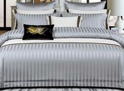 Obliečky SATÉN Svetlo Šedý 3-dielna súprava