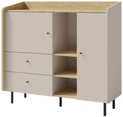 Komoda Alessio AE8 2S2D Béžová /Dub