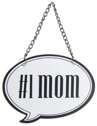 Nástenná kovová ceduľa 1Mom - 11 * 8 cm