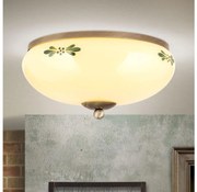 Orion DL 7-673 - Stropné svietidlo LANDHAUS 2xE27/60W/230V pr. 28 cm bronz/béžová