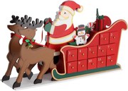 Adventný kalendár  NIKOLAS, 52x31x13cm, viacfarebná Spielwerk