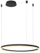Azzardo AZ4960 -LED Stmievateľný luster na lanku HALO LED/54W/230V pr. 80 cm čierna