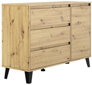 Komoda BOGAN 1D3S, remeselnícky dub