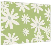 Obraz - Hippies, zelené kvety N⁰1 (70x50 cm)