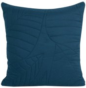 DEKORAČNÁ OBLIEČKA NA VANKÚŠ BONI6 40X40 CM TMAVOMODRÁ