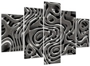 Obraz - Metalická abystrakcia (150x105 cm)