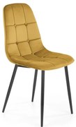 Jedálna stolička KINDREL 1 ks žltá
