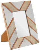 Bielo–béžový drevený rámček 19x24 cm Bowerbird – Premier Housewares