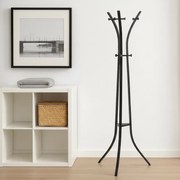 Aldotrade Vešiak stojaci HEMDE 184 cm, čierna