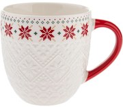 Porcelánový hrnček Pletený kvet 630 ml