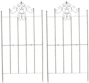 2x Mriežka na popínavé rastliny Paula - 180 x 85,5 cm - Zelená antik