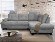 Rohová sedačka Roxy, holubia šedá látka, pravý roh%