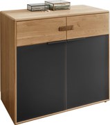 XXXLutz KOMODA, dub, antracitová, dub bianco, 100/89/44 cm Linea Natura - Komody - 000891001103