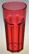 METPLAS POLYKARBONÁTOVÝ POHÁR 360 ML ČERVENÝ
