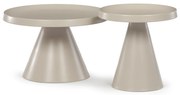 F4112 Sada konferenčných stolíkov CSM, béžová, 2ks