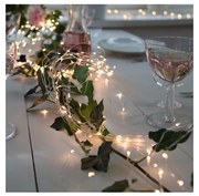 Eglo 411324 - LED Vianočná reťaz DEW DROP 360xLED 2m teplá biela