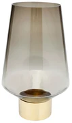 Noble Ring váza 40 cm sklo hnedá