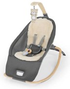 Ingenuity - Detské vibrujúce lehátko EVERY SEASON WESLEY 3xC sivé