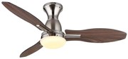 Globo 03671N - LED Stm. stropný ventilátor GALE LED/22W/230V 3000/4500/6000K +DO