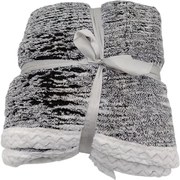 Jahu Baránková deka Mramor čierna, 150 x 200 cm