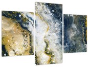 Obraz - Zlatá abstrakcia (90x60 cm)