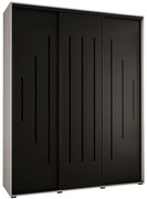 Skriňa 45 Canaris 12 190 biela/čierna/čierna