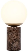 Nordlux - Stolná lampa LILLY 1xE14/25W/230V mramor/hnedá