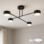 Brilagi - LED prisadený luster MONO 4xGX53/30W/230V čierny