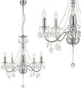 Toolight Toolight, stropné svietidlo 5xE14, EBT014-5CP, chróm, OSW-01249