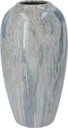 KERAMICKÁ VÁZA 14 x 14 x 25,5 CM S EFEKTOM MARMORU *5696
