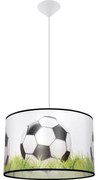 Sollux SL.1429 - Detský luster na lanku FOOTBALL 1xE27/15W/230V pr. 40 cm