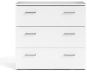 Biela nízka komoda 74x70 cm Space – Tvilum